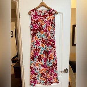 Maggy London Floral Sleeveless Dress Size 12